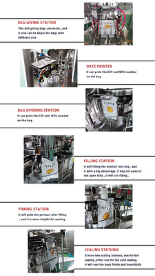 Automatic Nuts Cashew Nuts Packing Machine For Zipper Bag