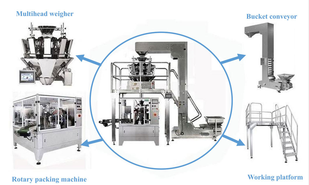Biltong Dried Meat Zipper Bag Packaging Machine OEM